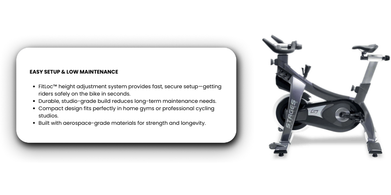 Stages SC2 Indoor Spinning Bike Active Fitness Store