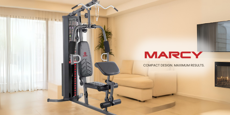 [決まりました]スタック ホームジム MARCY MWM-1005 Marcy 150lb Stack Home Gym with Raised Seat/Back Pad | MWM-1005