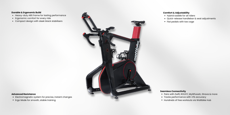 Wattbike Smart Indoor Training Bike Spinning Bike Wattbike Active