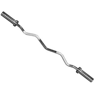 Ziva Olympic Chrome EZ Curl Bar 1.2m | Active Fitness Store