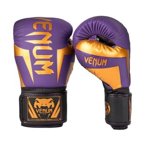 Venum Giant 3.0 Nappa Leather Boxing Gloves – Black/Gold – Hook & Loop Closure